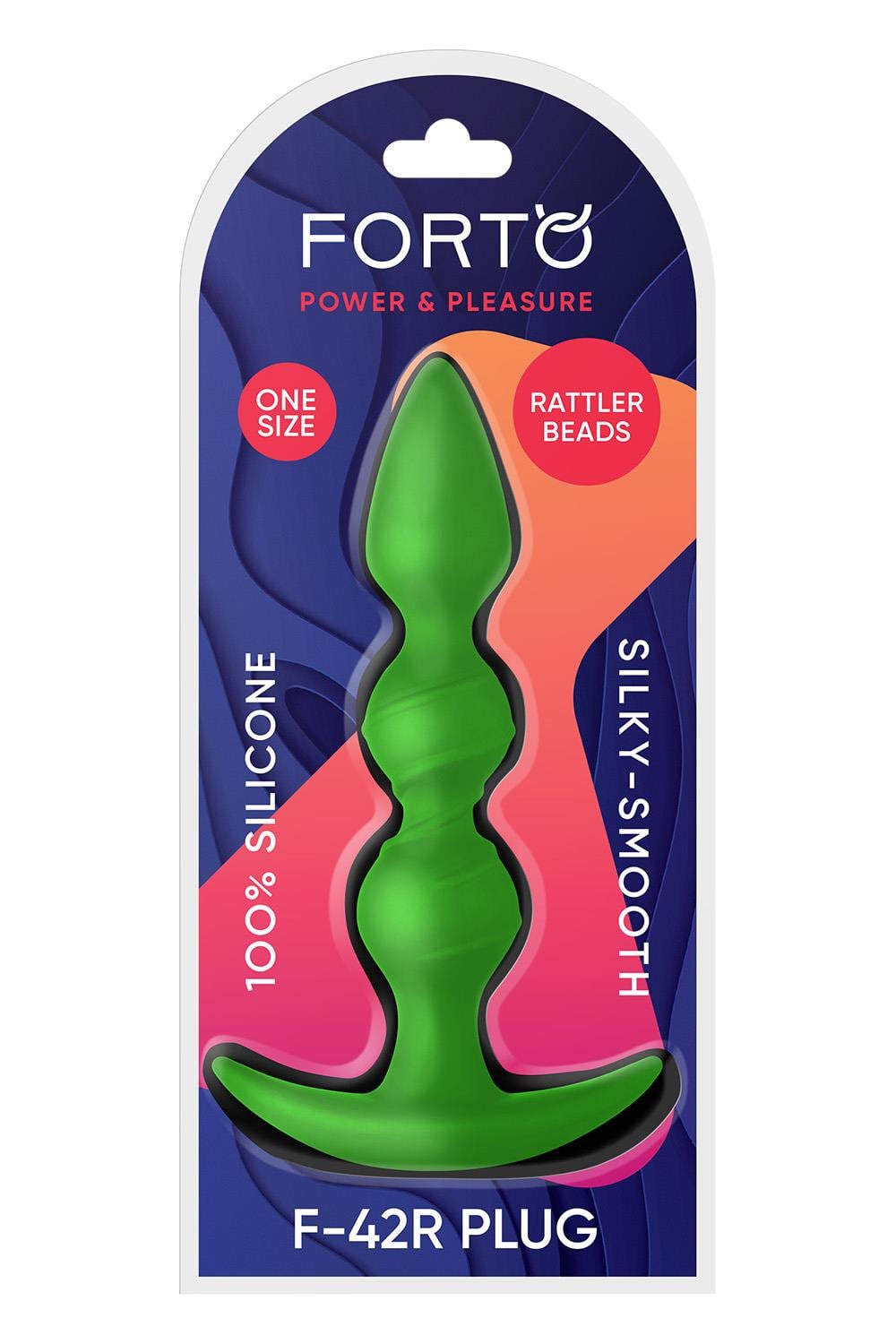 FORTO F-42R RATTLER SPIRAL BEADS GREEN
