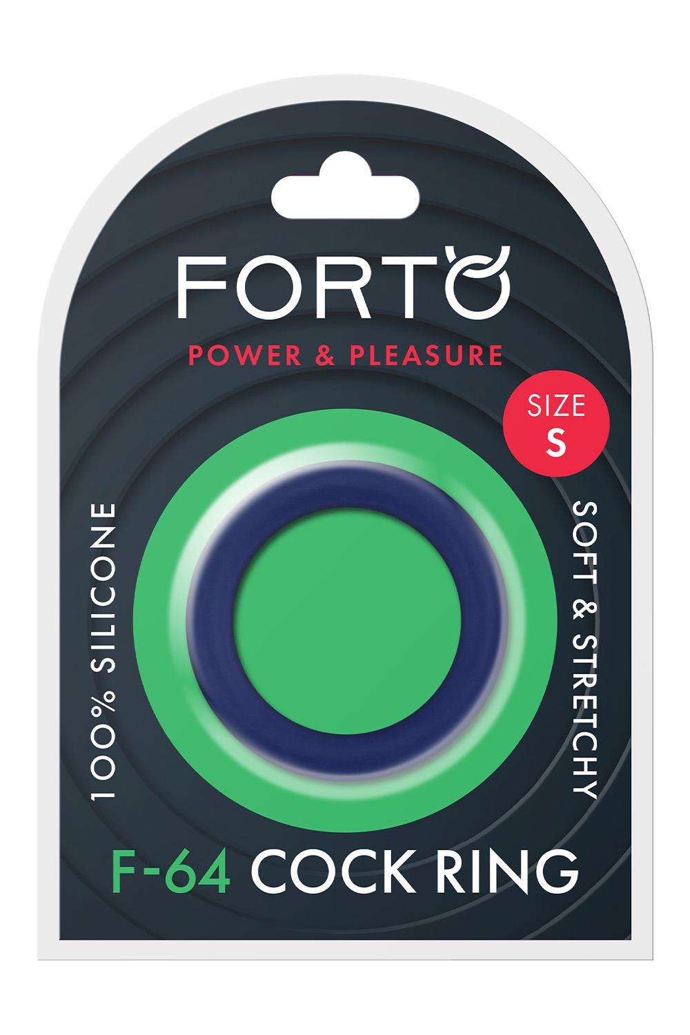 FORTO F-64 40MM RING WIDE SMALL BLUE