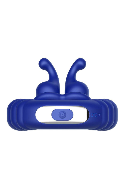 FORTO F-24 TEXTURED VIBRATING COCKRING BLUE