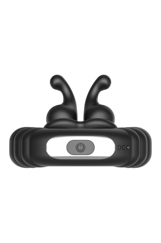 FORTO F-24 TEXTURED VIBRATING COCKRING BLACK