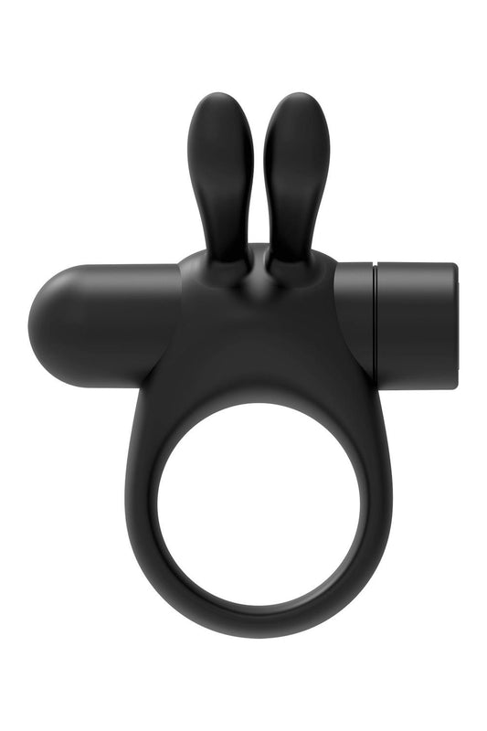 FORTO BUNNY VIBRATING COCKRING BLACK