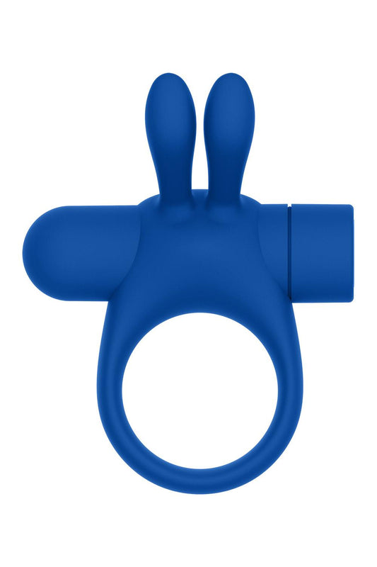 FORTO BUNNY VIBRATING COCKRING BLUE