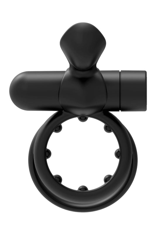 FORTO POINTER VIBRATING COCKRING BLACK