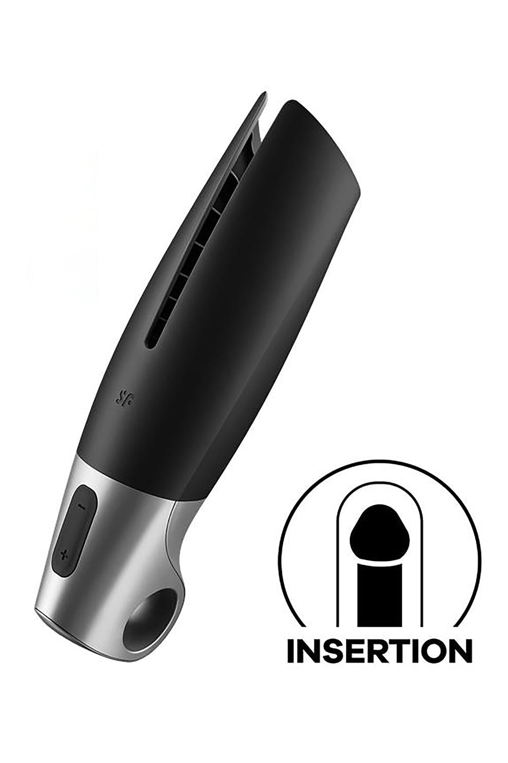 SATISFYER POWER MASTURBATOR CONNECT APP BLACK