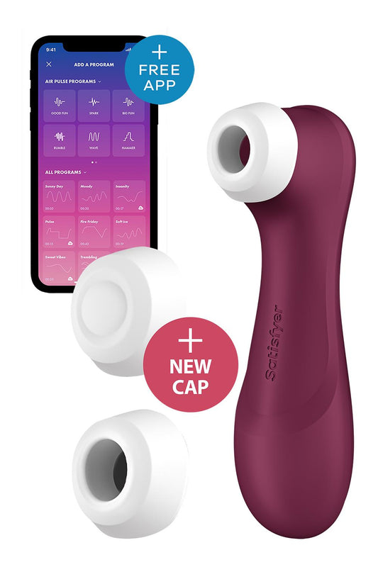 SATISFYER PRO 2 GENERATION 3
 CONNECT APP WINE RED
