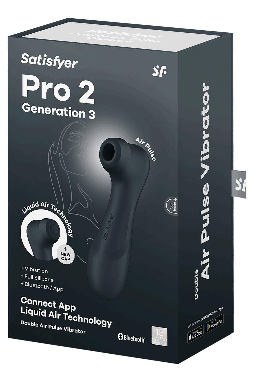 SATISFYER PRO 2 GENERATION 3 CONNECT APP DARK GREY
