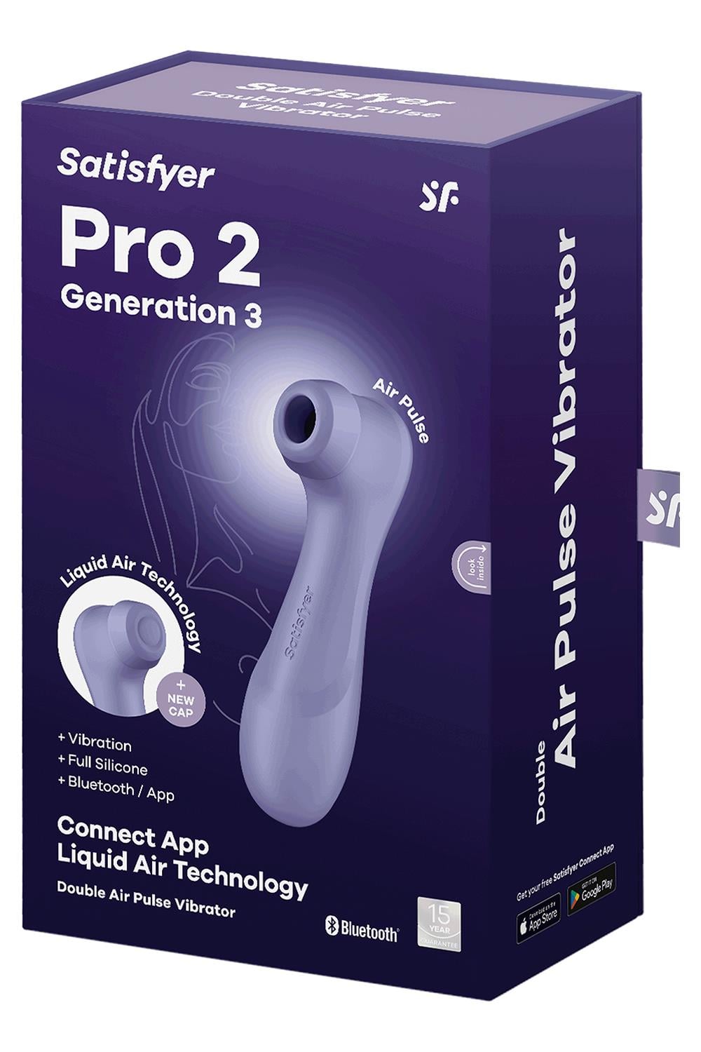 SATISFYER PRO 2 GENERATION 3
 CONNECT APP LILAC