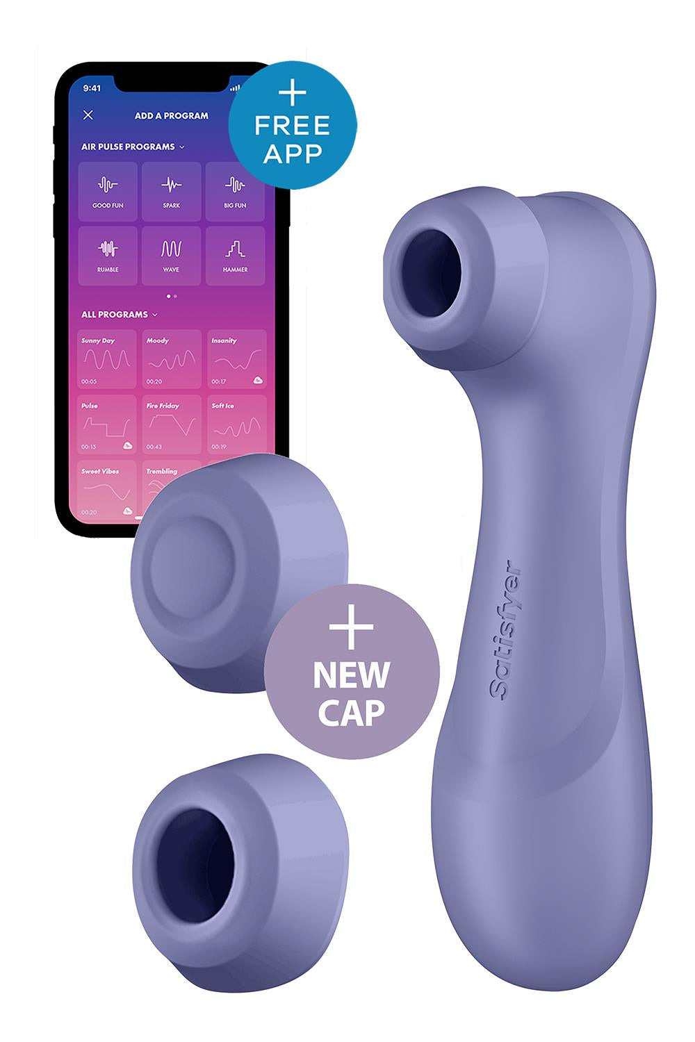 SATISFYER PRO 2 GENERATION 3
 CONNECT APP LILAC