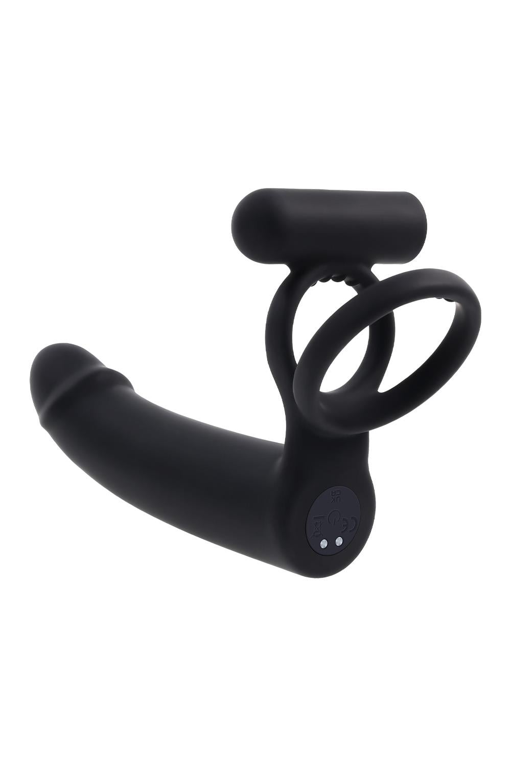GENDER X DILDO WITH COCKRING BLACK