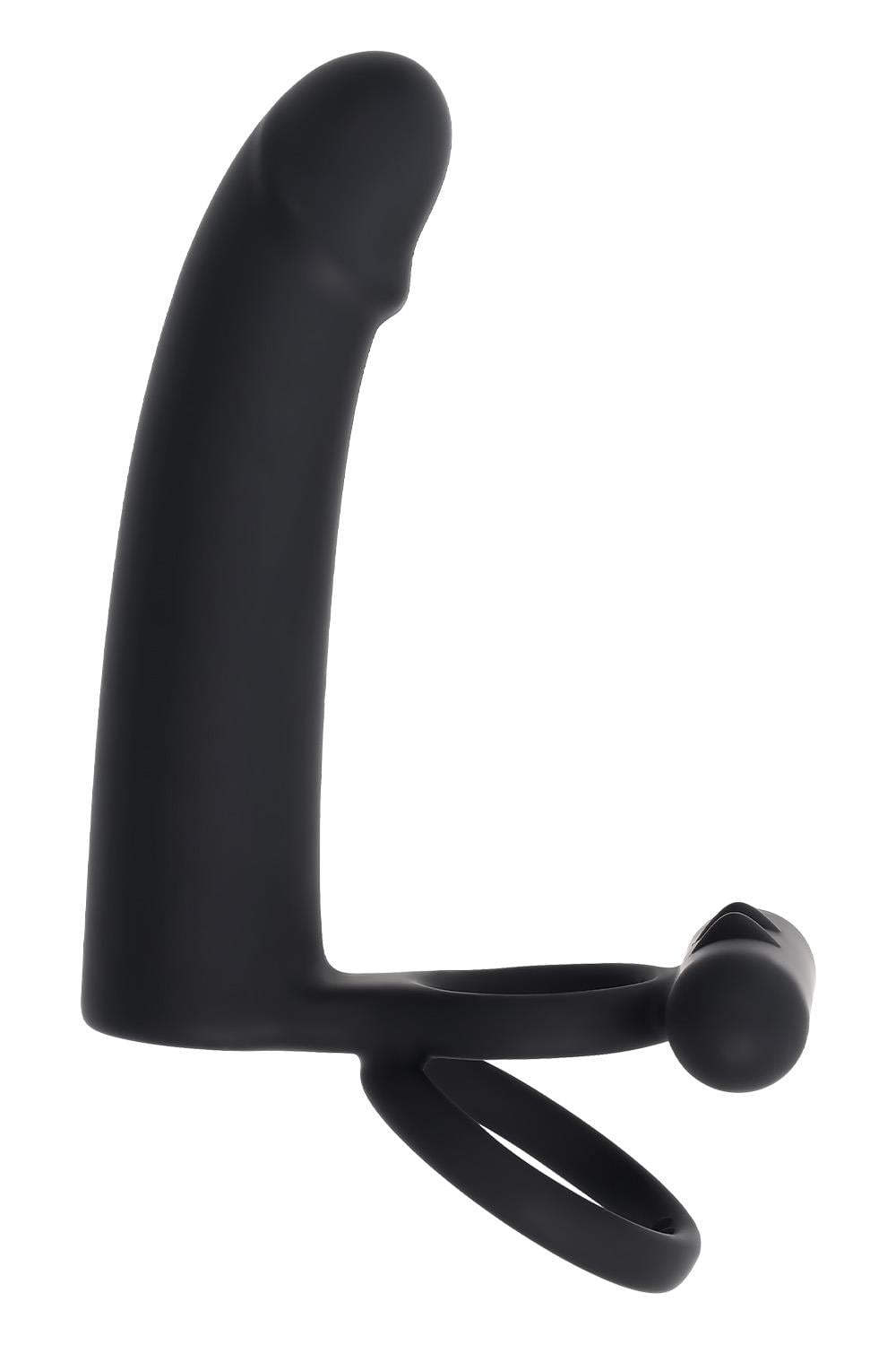 GENDER X DILDO WITH COCKRING BLACK