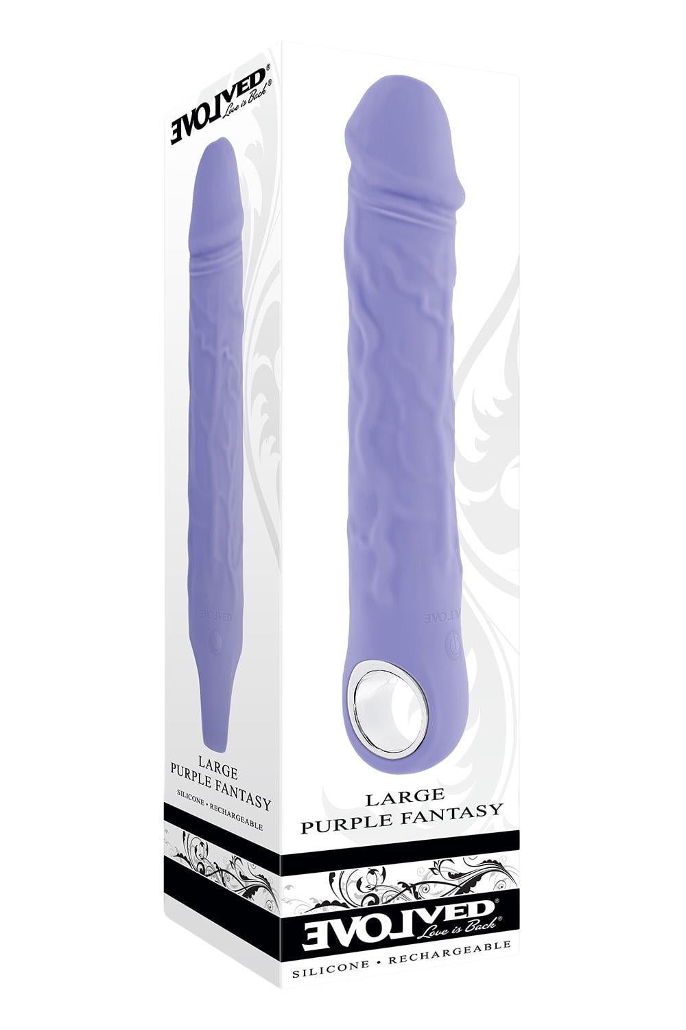EVOLVED LARGE PURPLE FANTASY 9.5 INCH