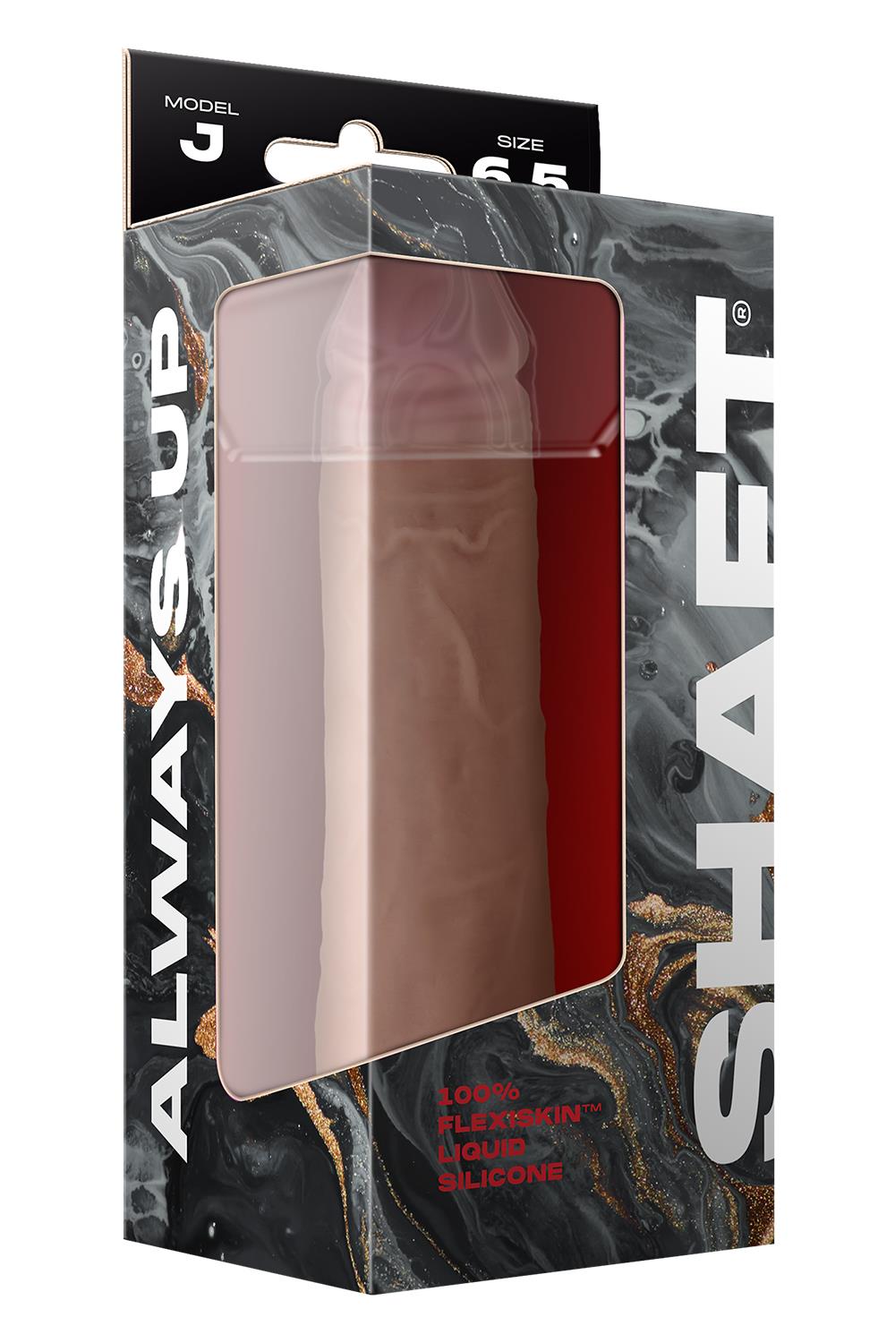 SHAFT MODEL J 6.5 INCH LIQUID SILICONE DONG PINE