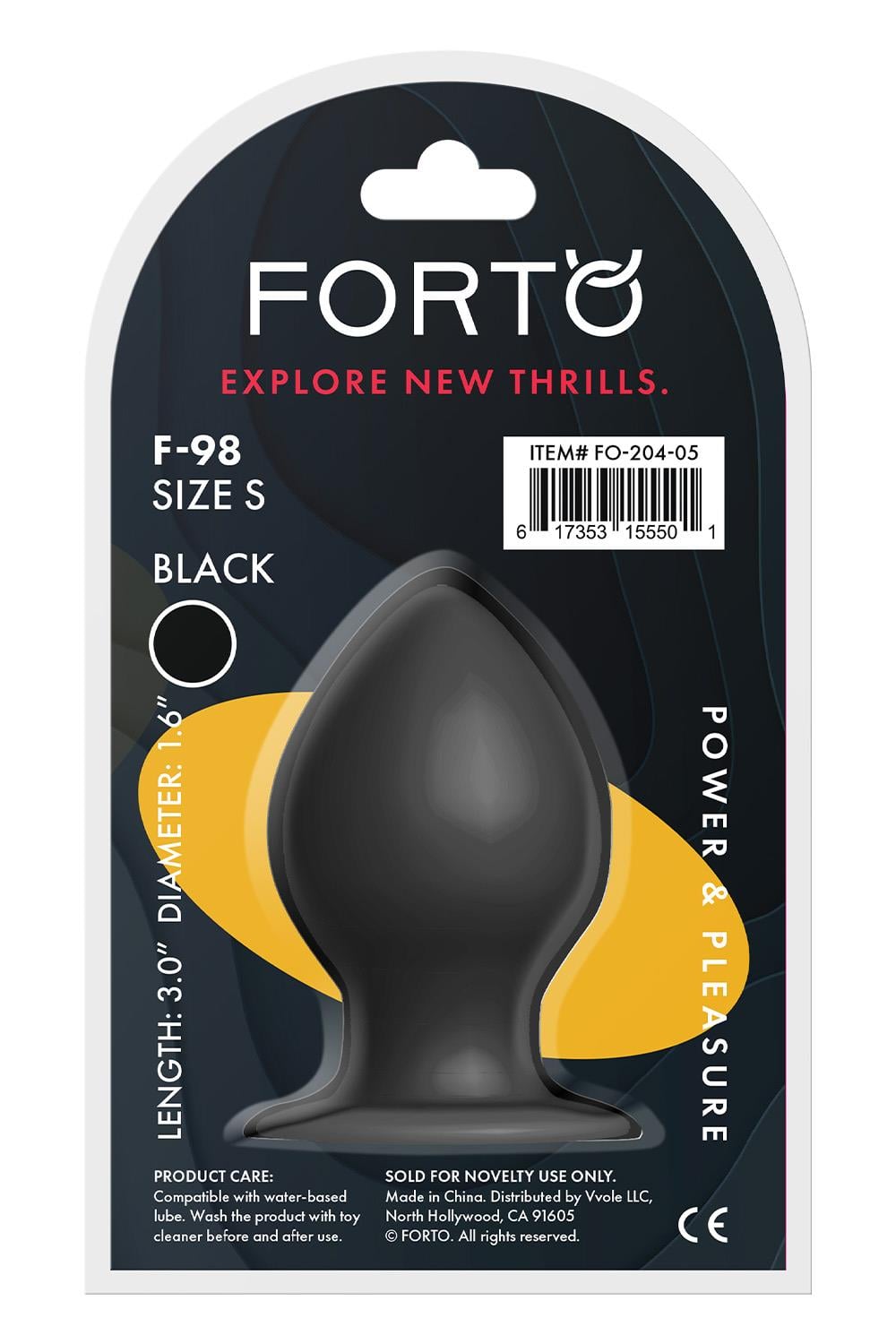 FORTO F-98 CONE SMALL BLACK