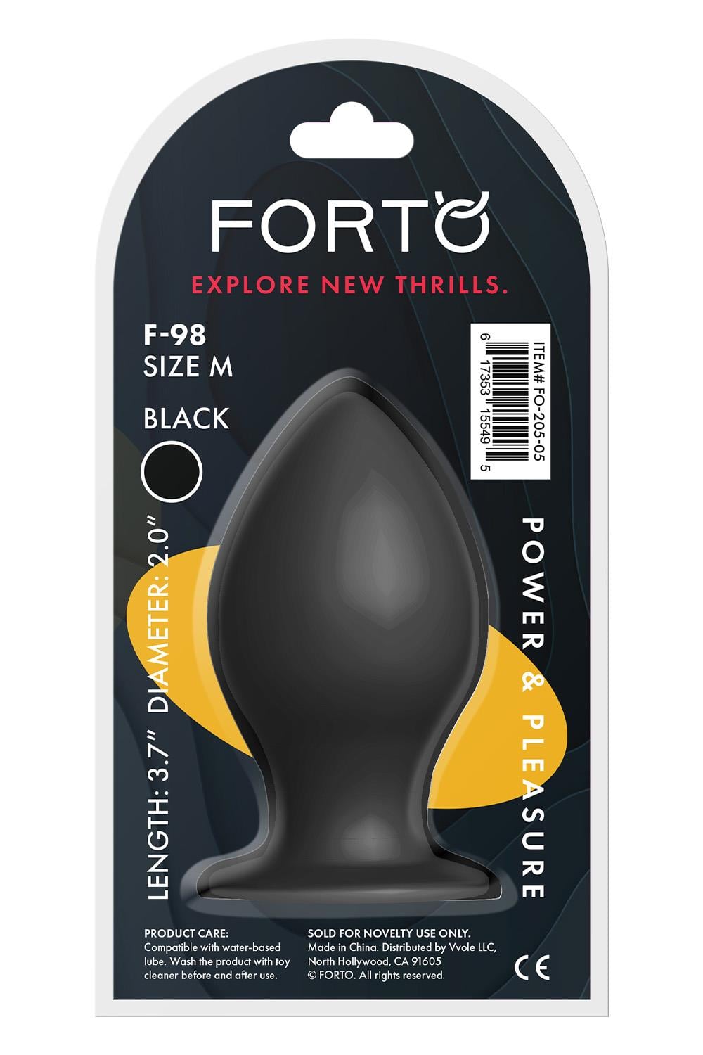 FORTO F-98 CONE MEDIUM BLACK