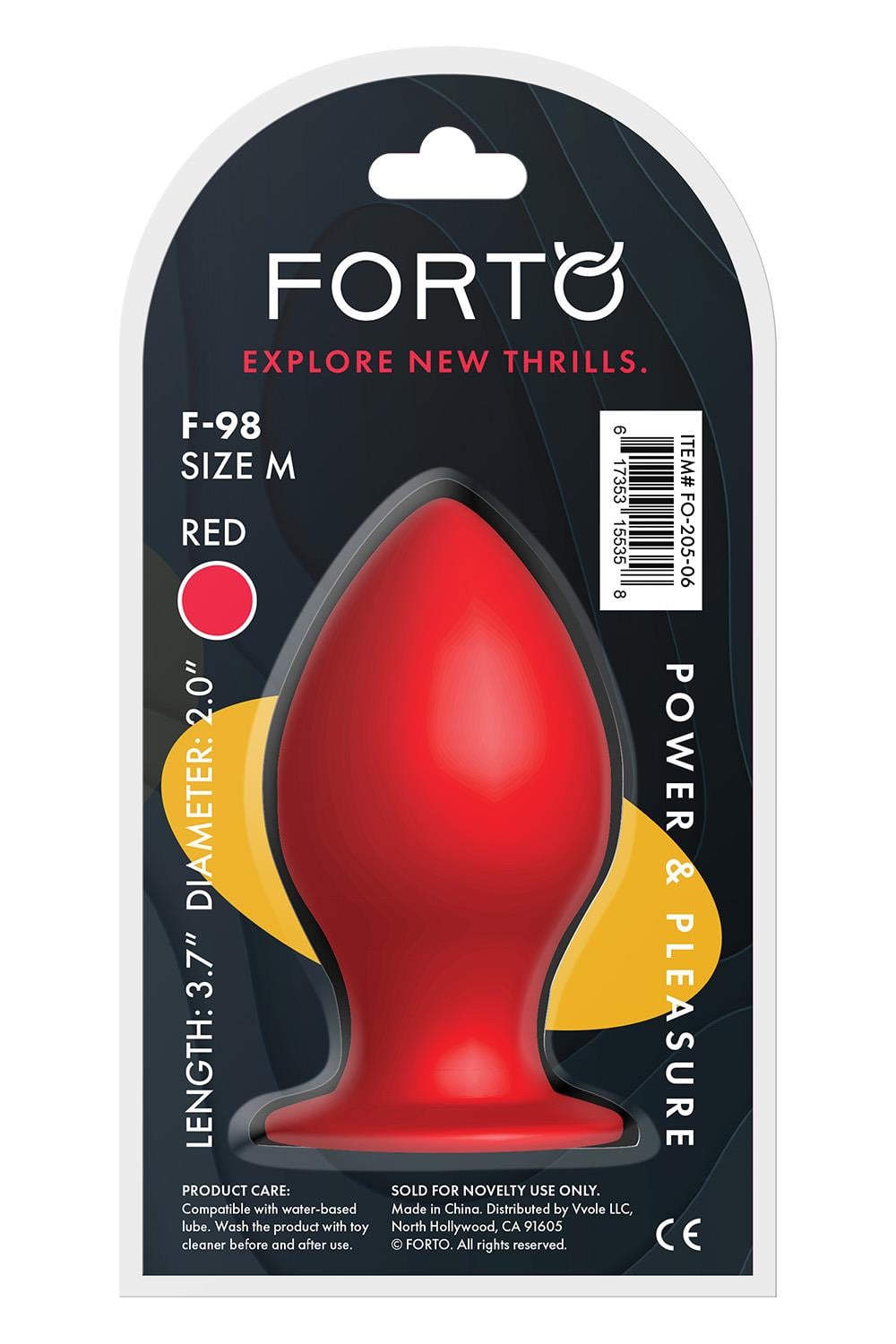 FORTO F-98 CONE MEDIUM RED