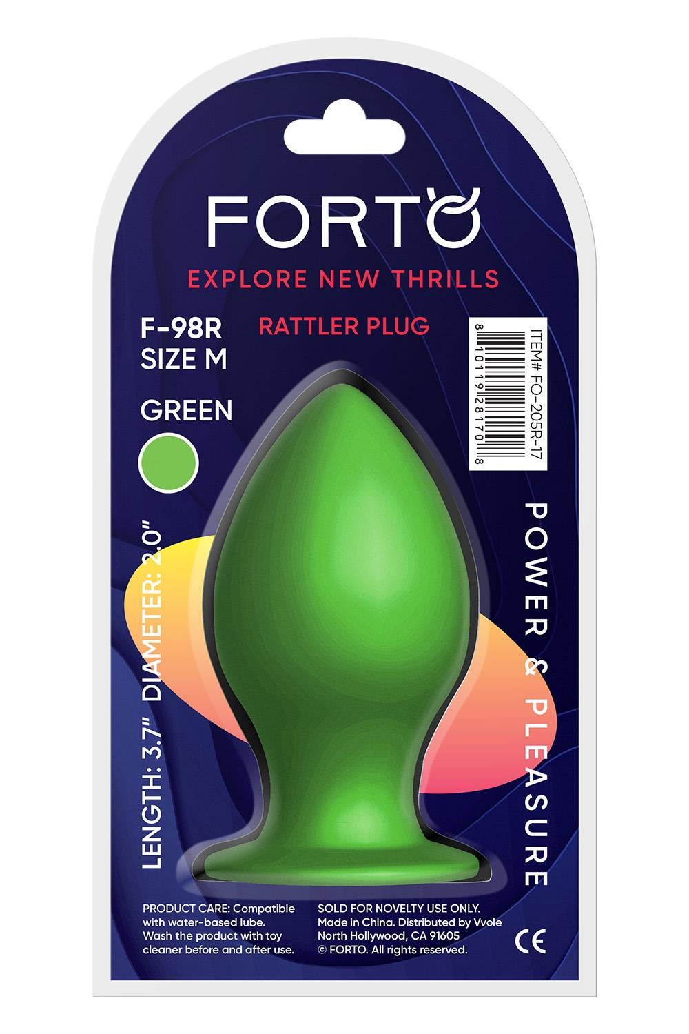 FORTO F-98R RATTLER CONE MEDIUM GREEN