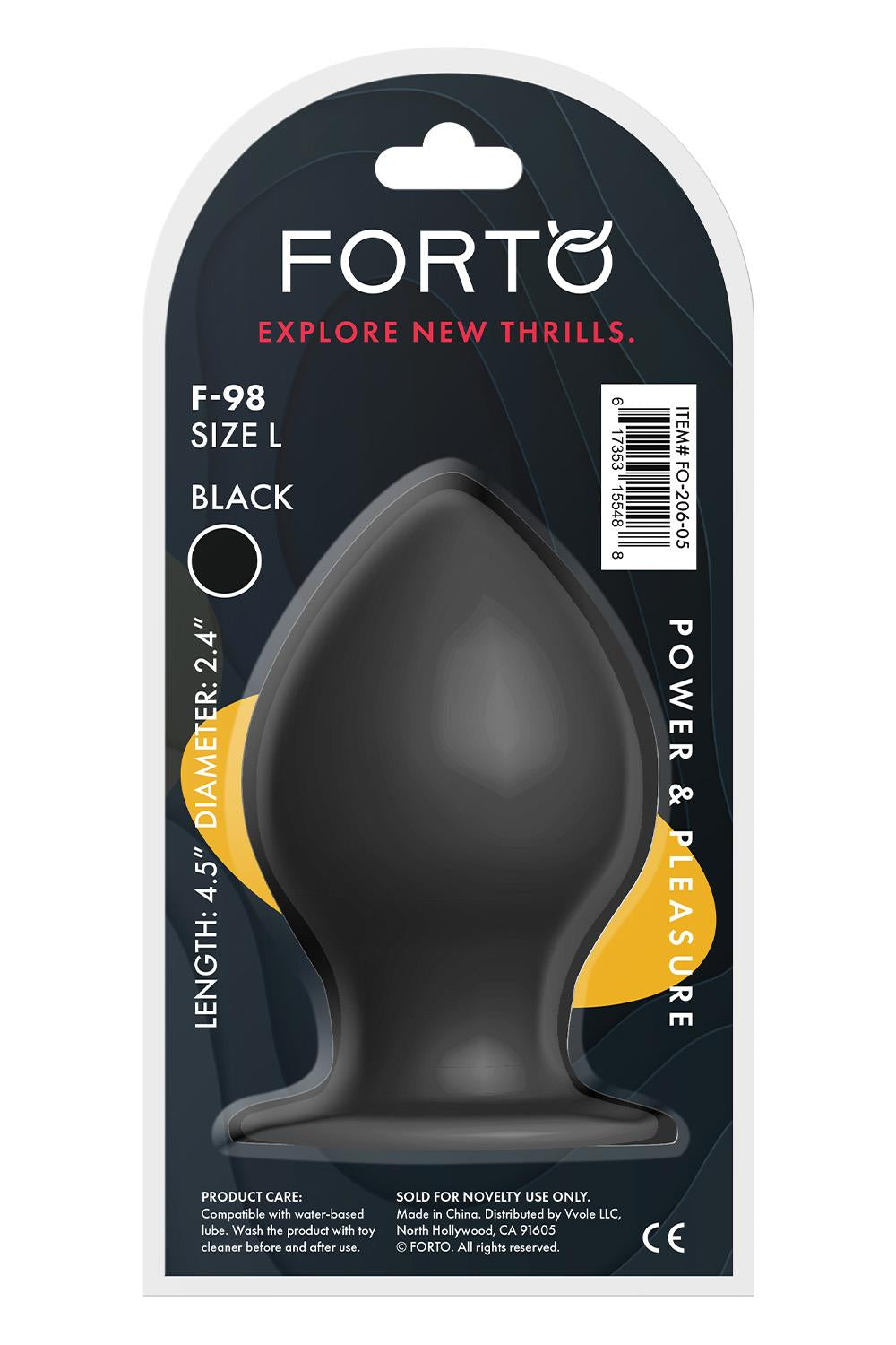 FORTO F-98 CONE LARGE BLACK