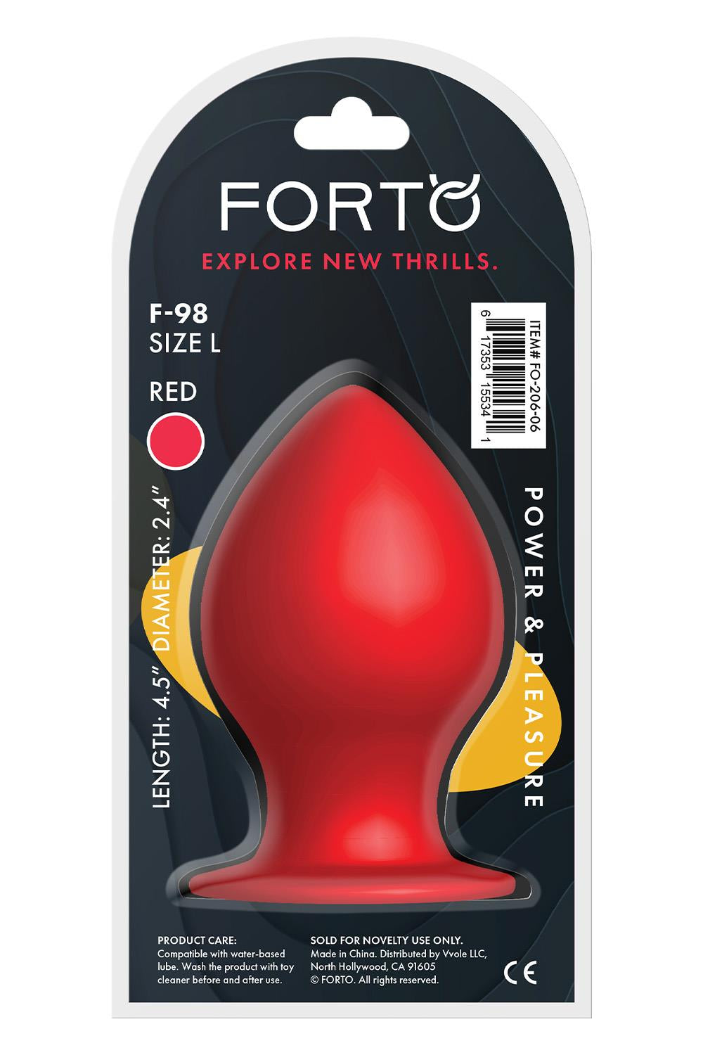 FORTO F-98 CONE LARGE RED