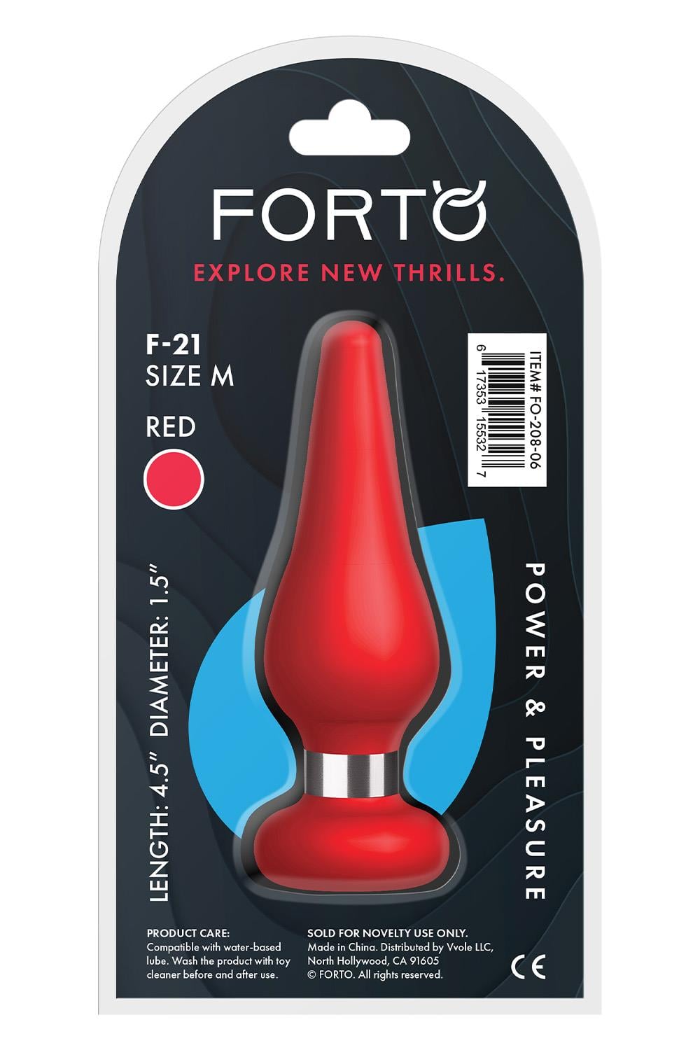 FORTO F-21 TEAR DROP MEDIUM RED