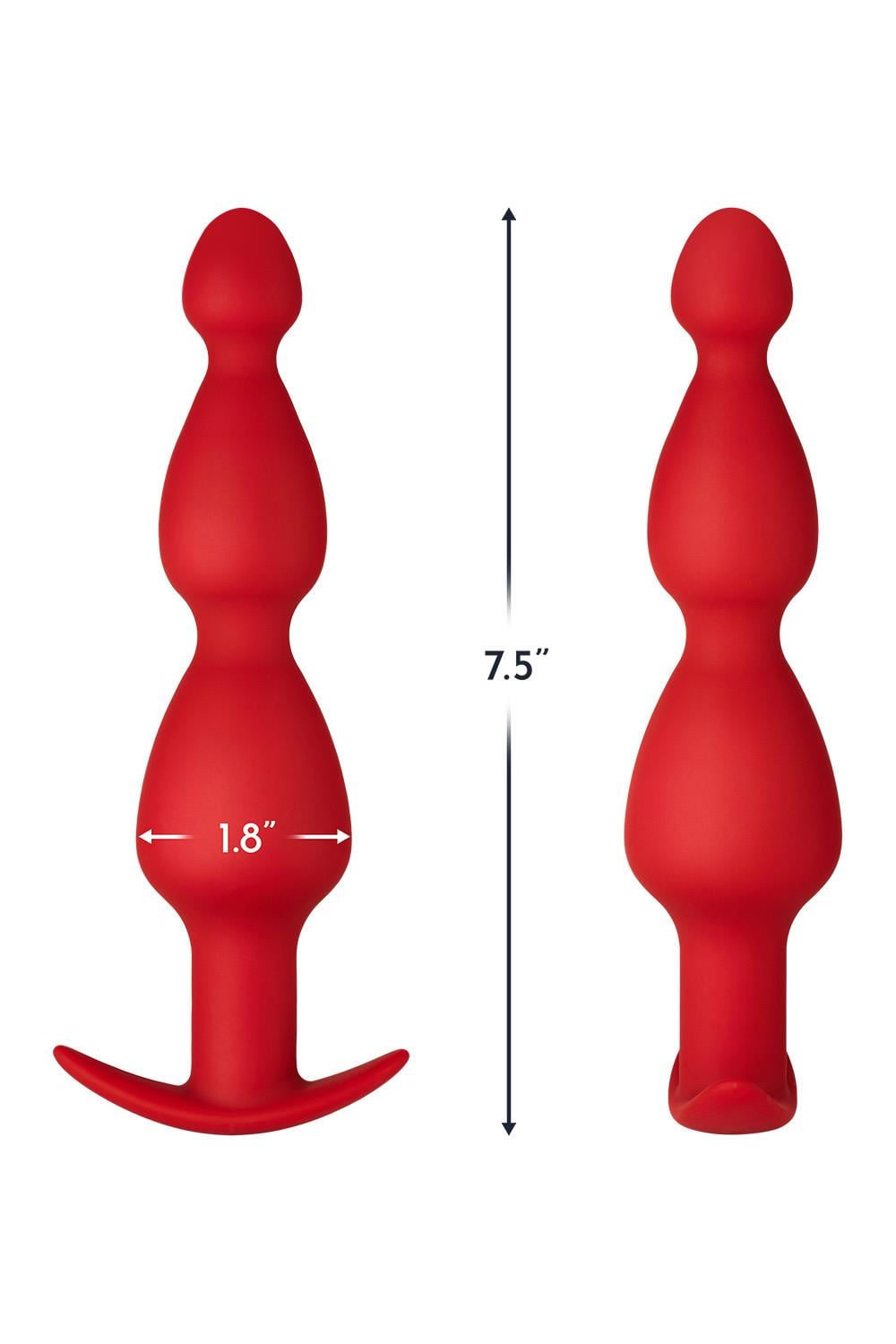 FORTO F-52 CONE BEADS RED