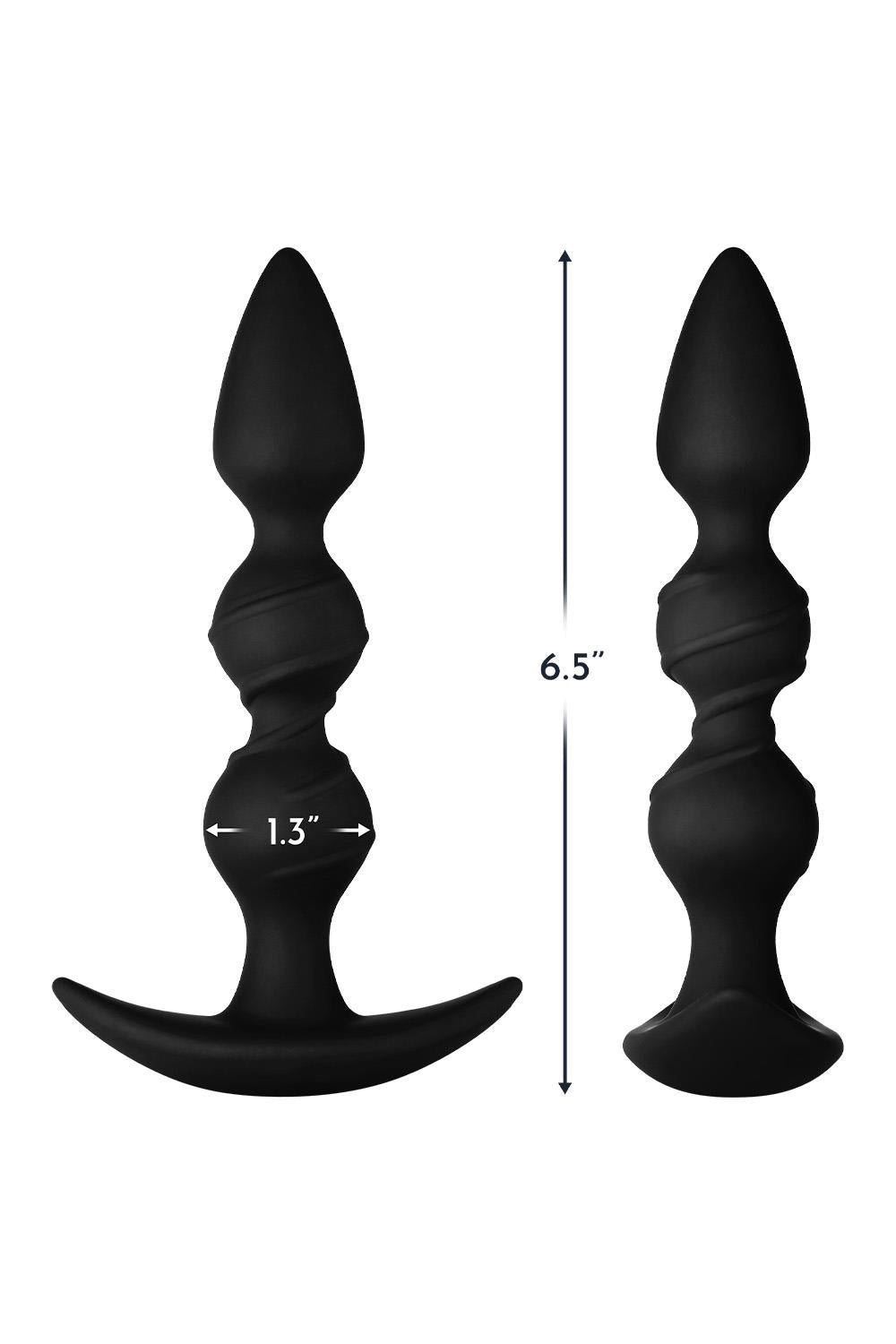 FORTO F-42 SPIRAL BEADS BLACK