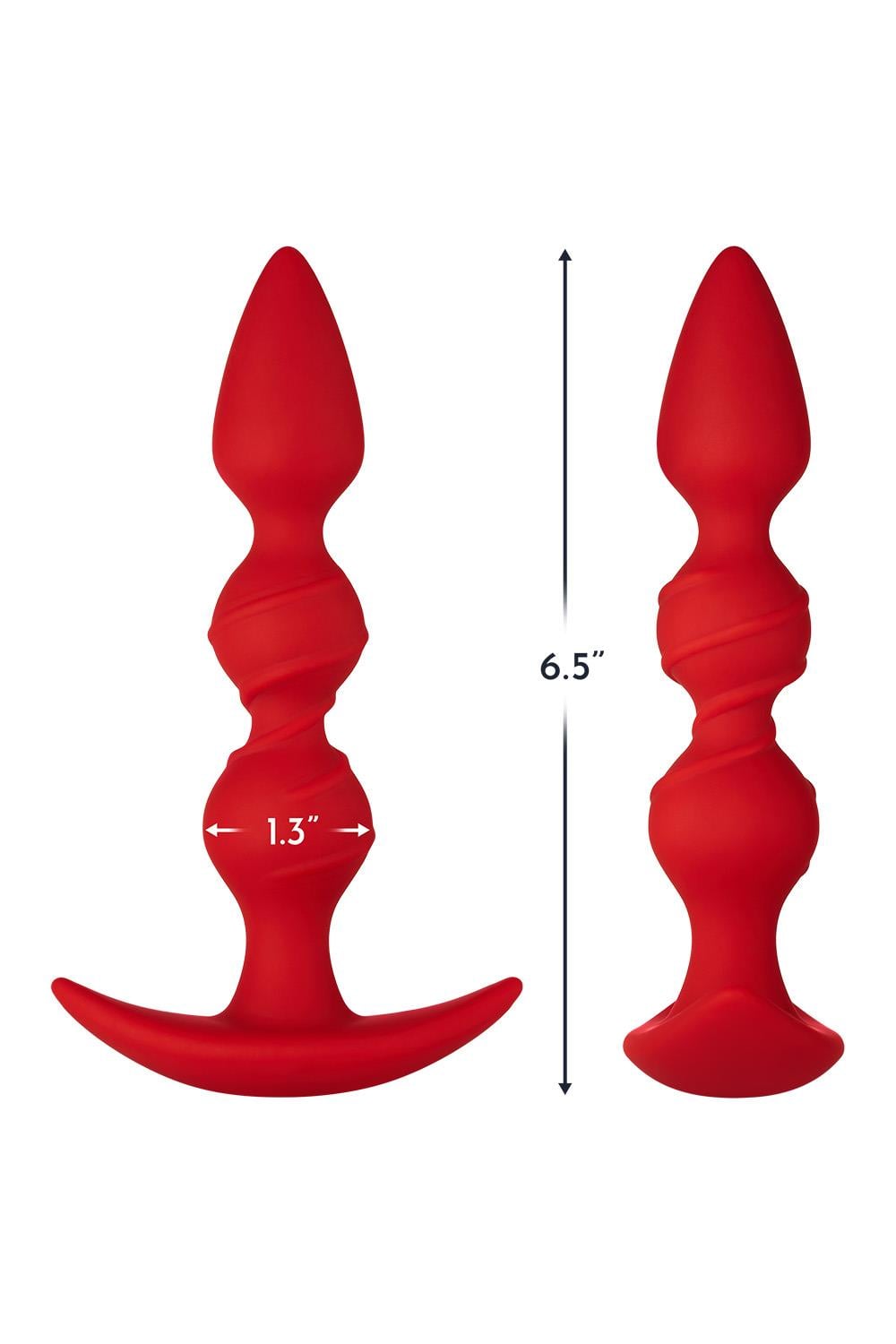 FORTO F-42 SPIRAL BEADS RED