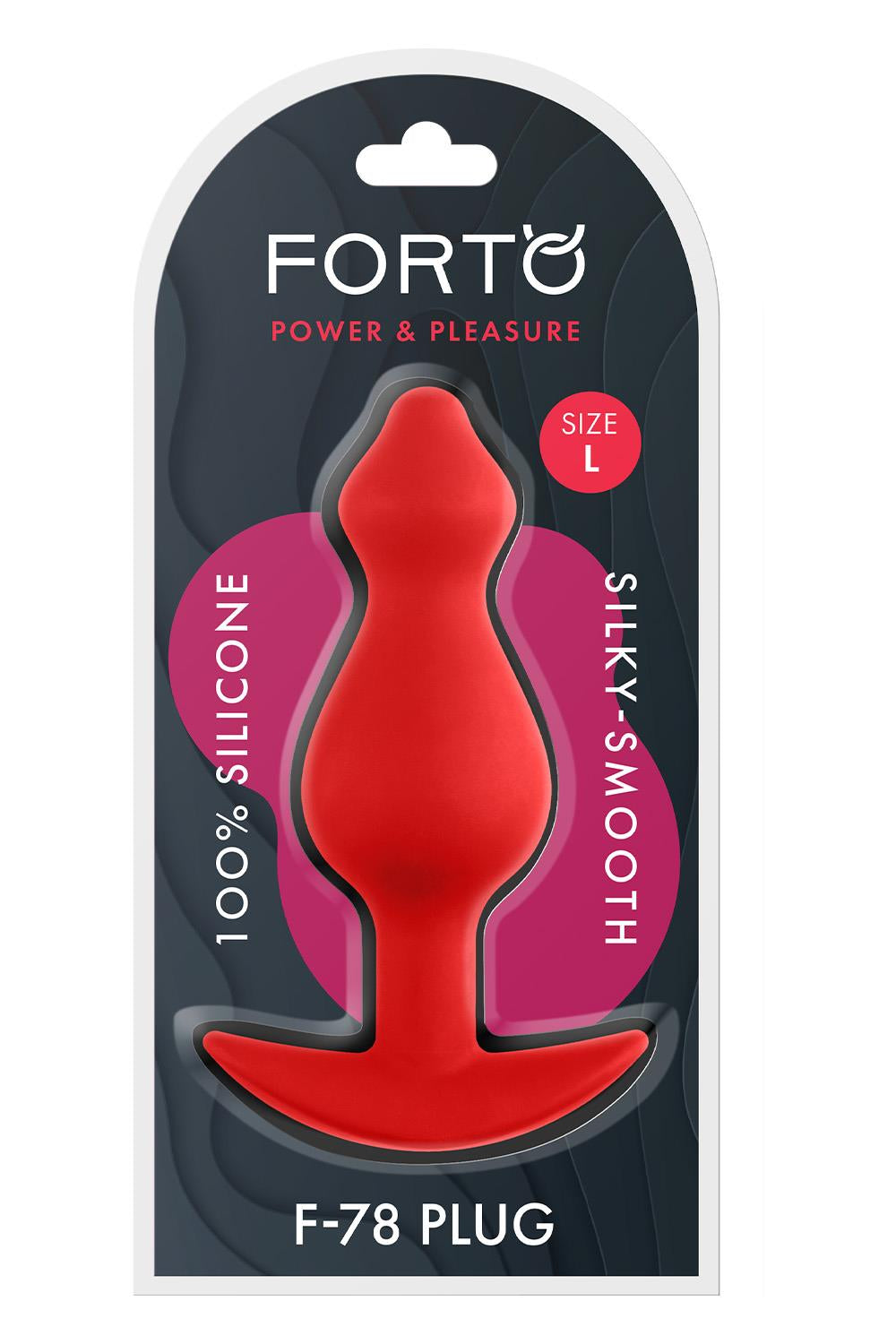 FORTO F-78 POINTEE PLUG LARGE RED