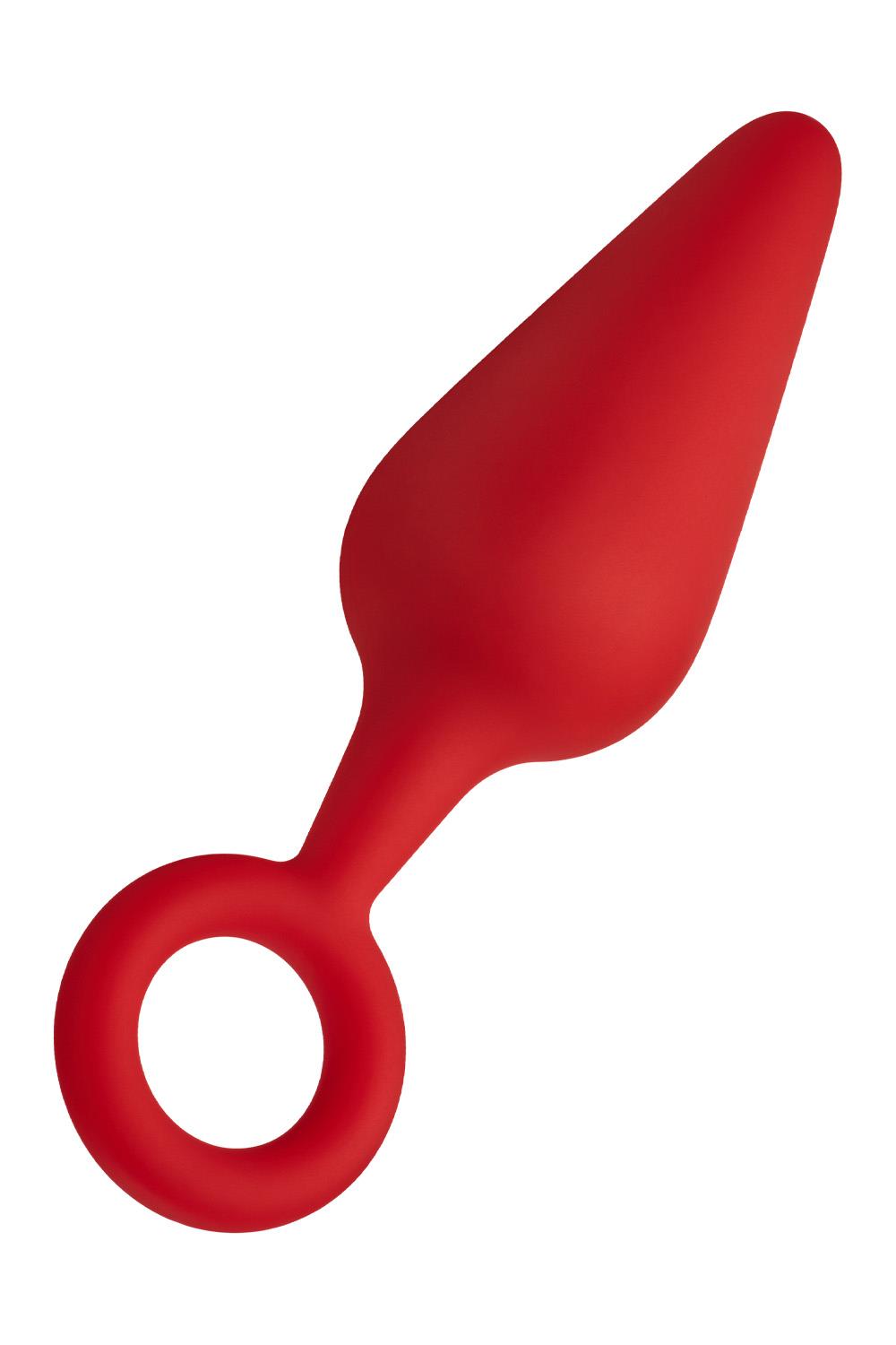 FORTO F-10 SILICONE PLUG W/ PULL RING LARGE RED