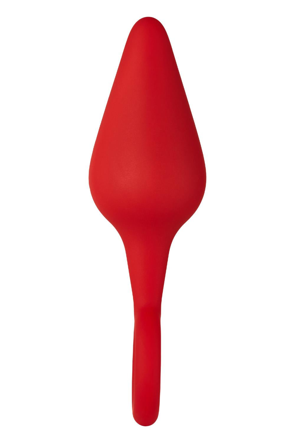 FORTO F-10 SILICONE PLUG W/ PULL RING MEDIUM RED