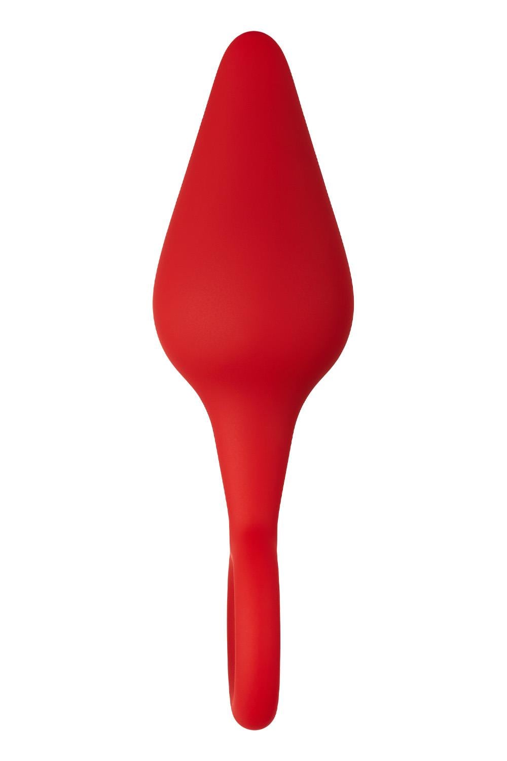 FORTO F-10 SILICONE PLUG W/ PULL RING SMALL RED