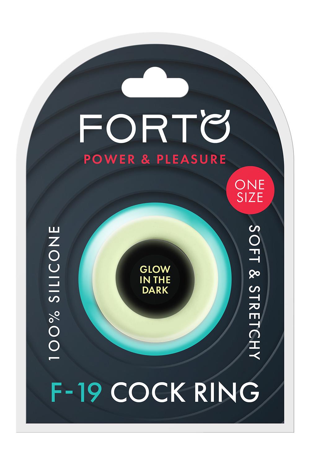 FORTO F-19 2 TONE C-RING BLACK AND GLOW