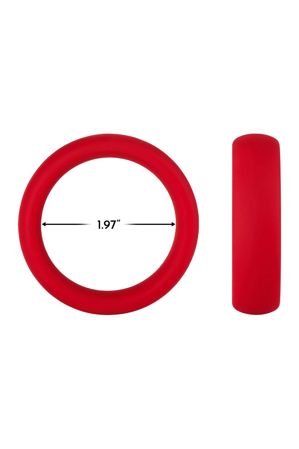 FORTO F-64 50MM RING WIDE LARGE RED