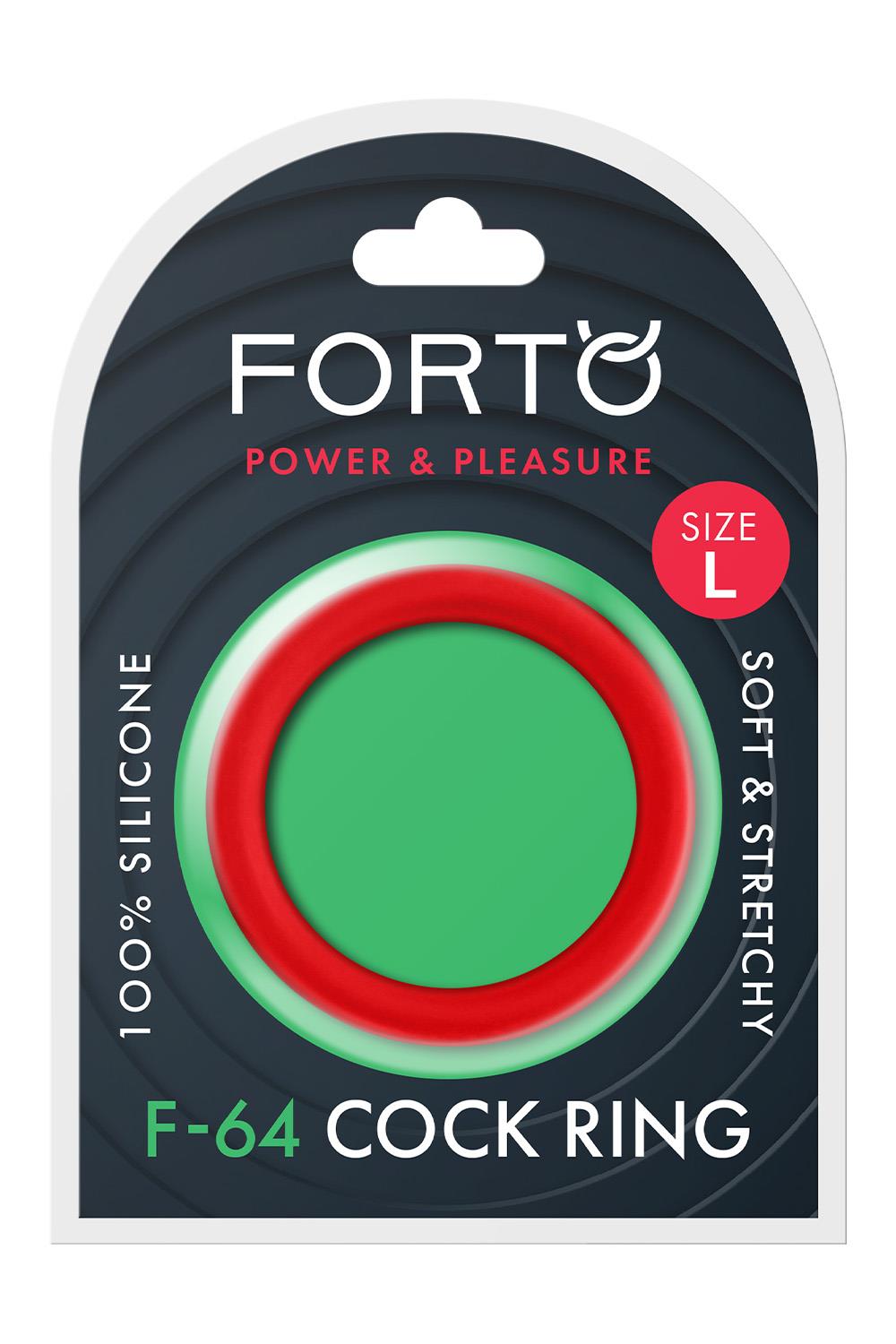 FORTO F-64 50MM RING WIDE LARGE RED