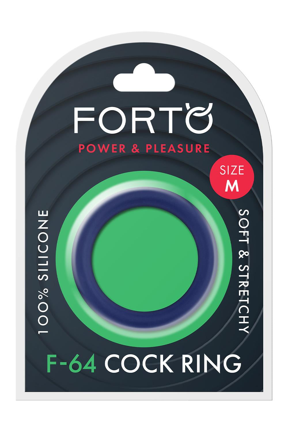 FORTO F-64 45MM RING WIDE MEDIUM BLUE