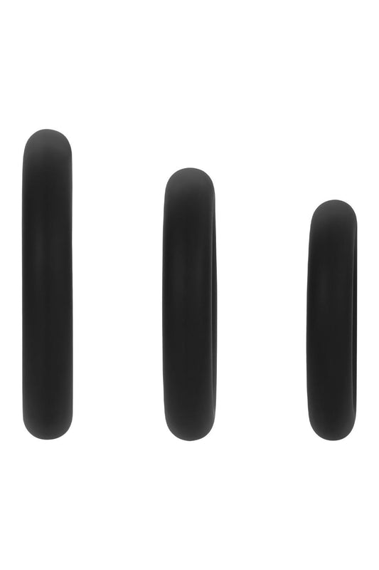 FORTO F-61 3 PIECE C-RING SET BLACK