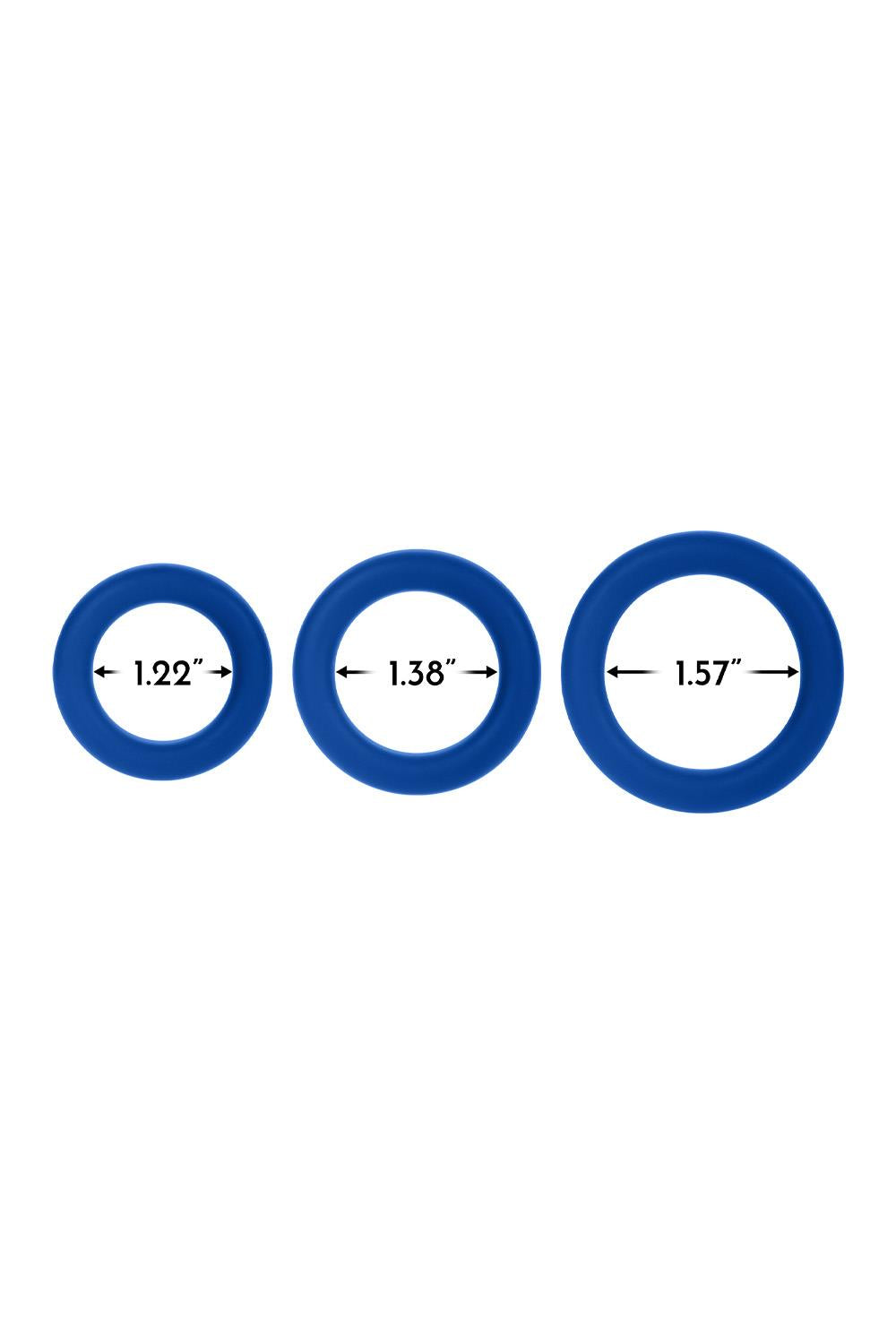 FORTO F-61 3 PIECE C-RING SET RED