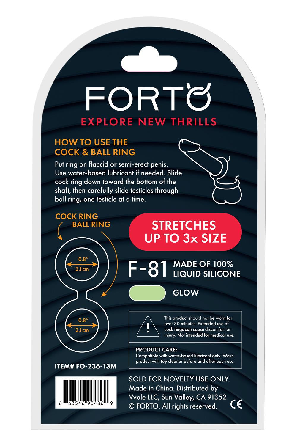 FORTO F-81 DOUBLE RING 47MM GLOW
