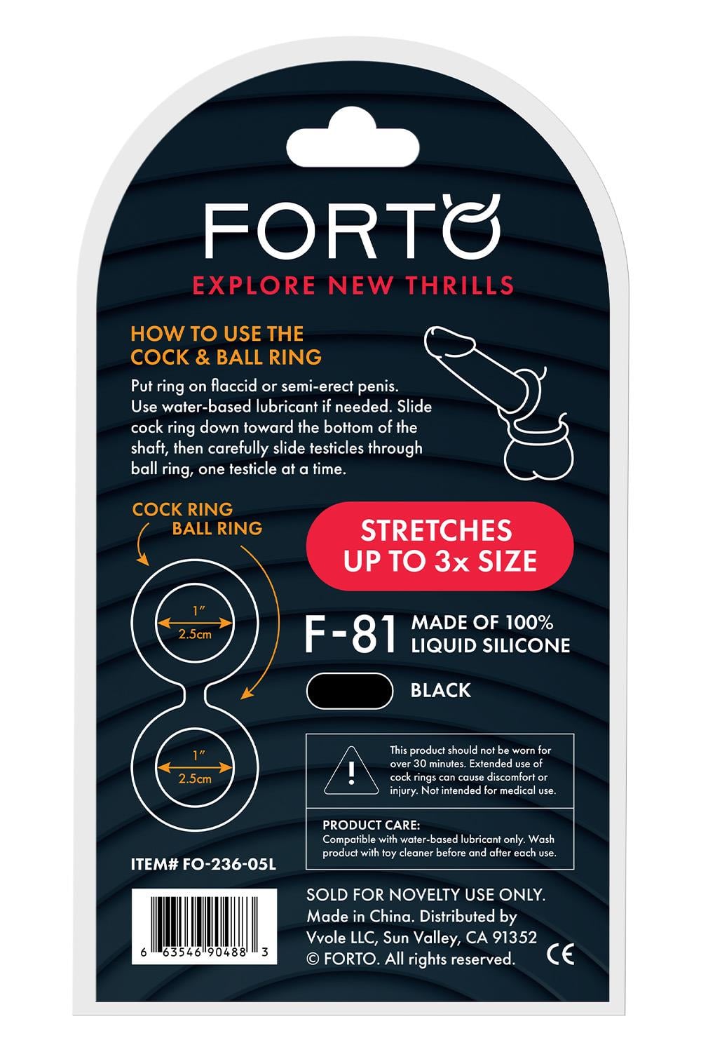 FORTO F-81 DOUBLE RING 51MM BLACK