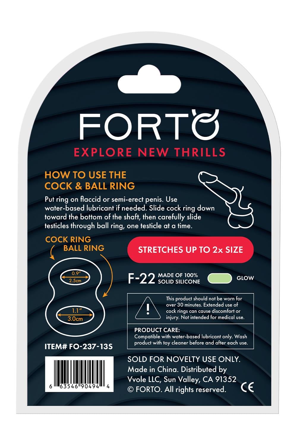 FORTO F-22 D RING SMALL GLOW