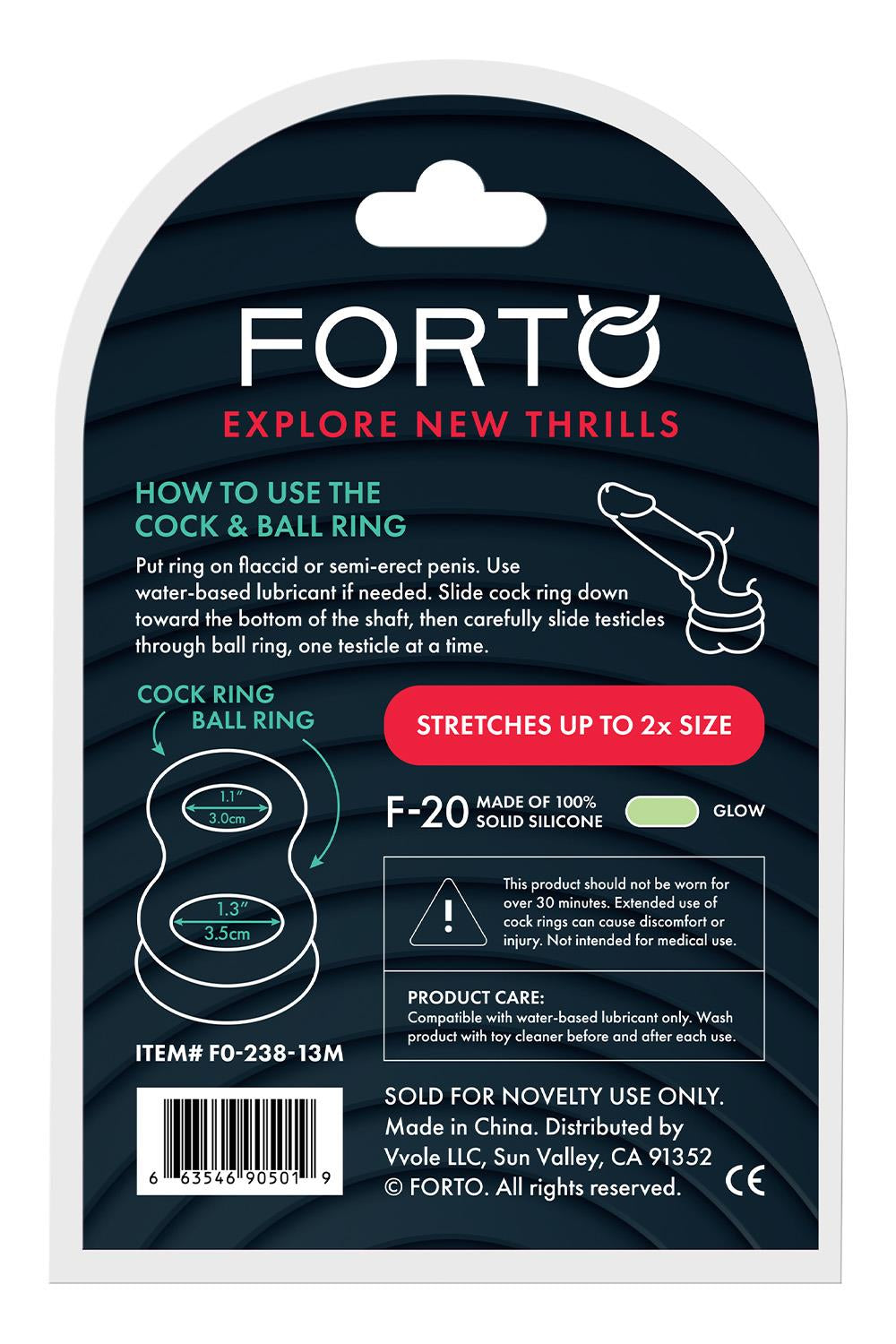 FORTO F-20 BALLS STRETCHER MEDIUM GLOW
