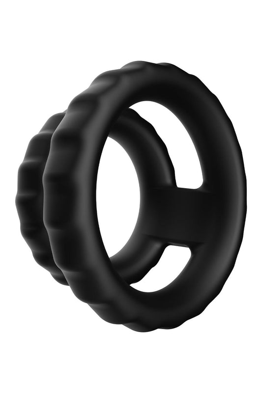 FORTO F-43 TIERED COCK AND BALL RING BLACK