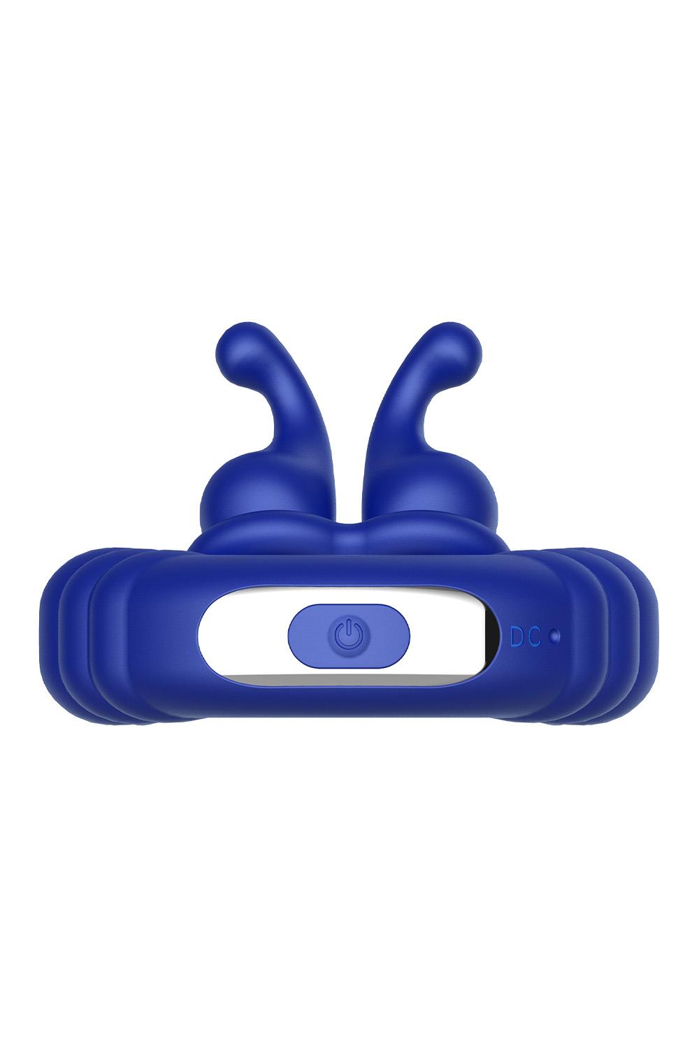 FORTO F-24 TEXTURED VIBRATING COCKRING BLUE