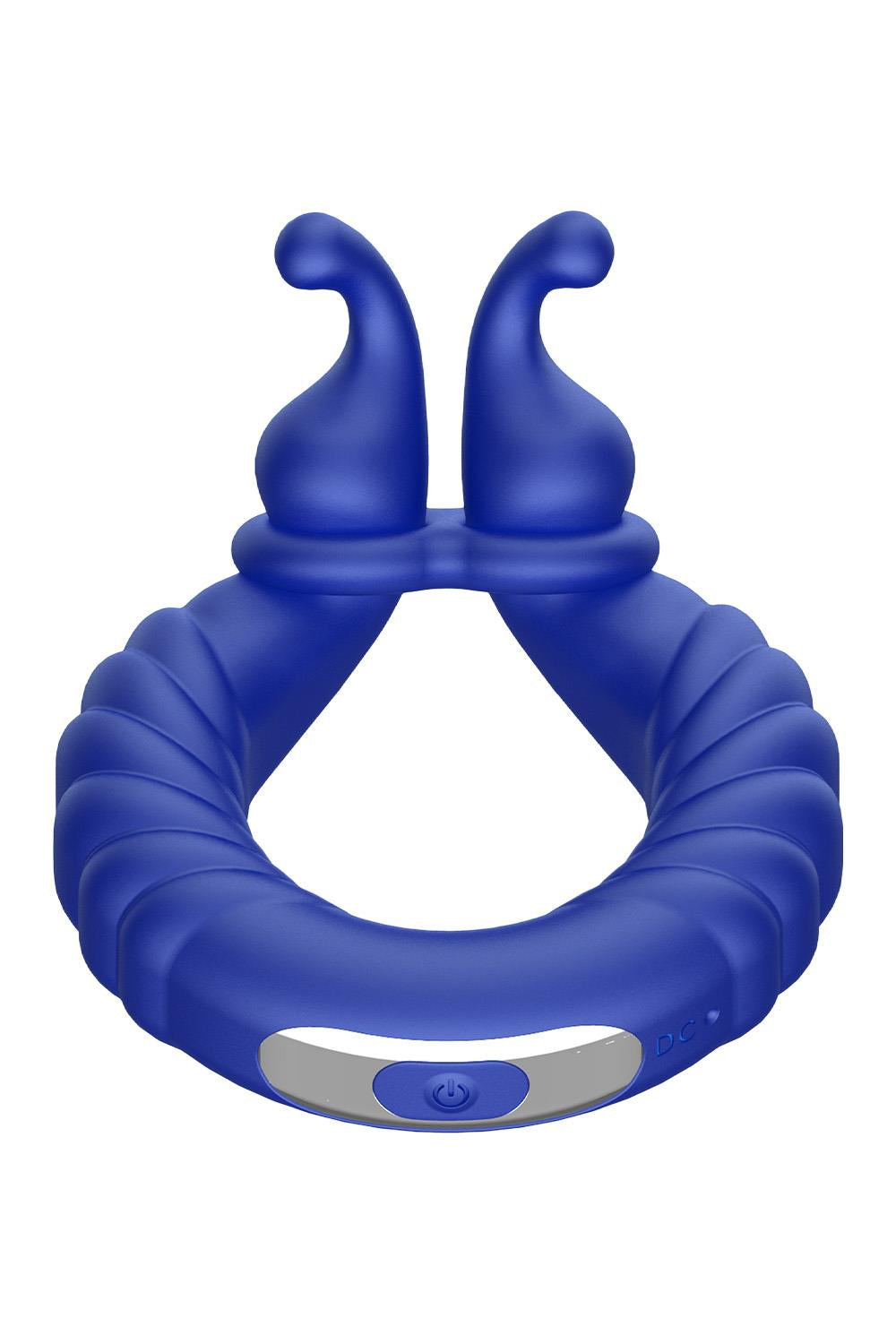 FORTO F-24 TEXTURED VIBRATING COCKRING BLUE
