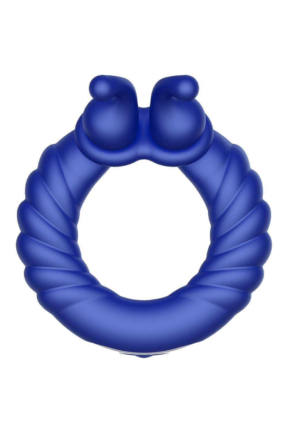 FORTO F-24 TEXTURED VIBRATING COCKRING BLUE