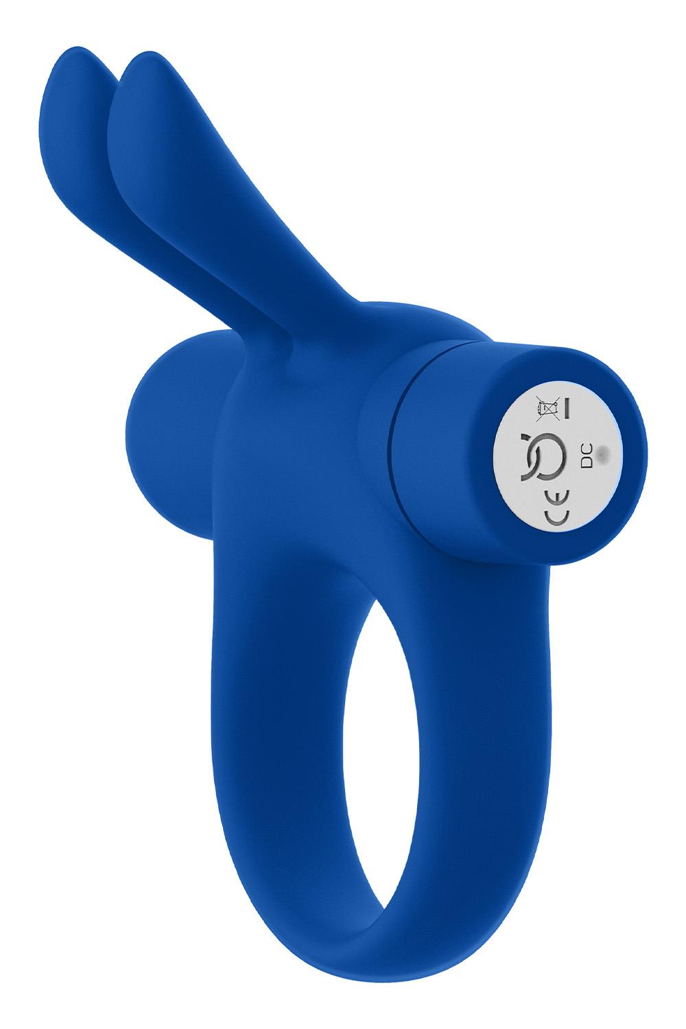 FORTO BUNNY VIBRATING COCKRING BLUE
