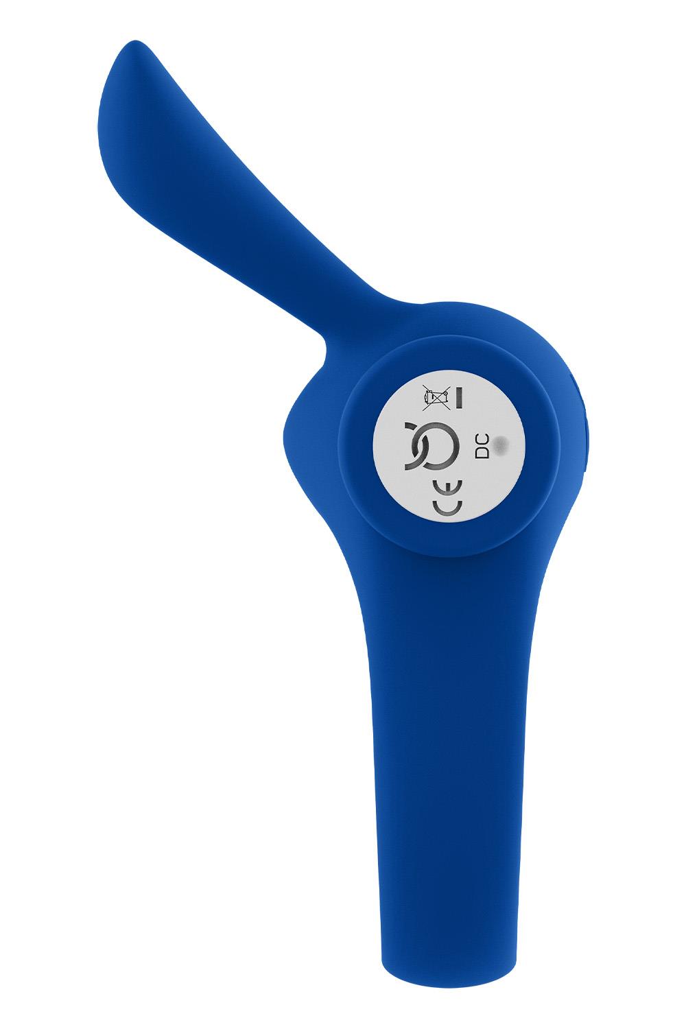 FORTO BUNNY VIBRATING COCKRING BLUE