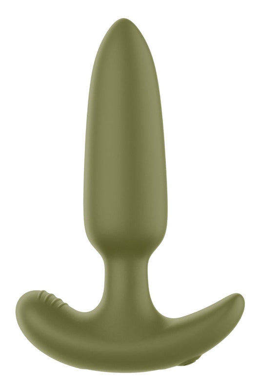 FORTO POINTED VIBRATING PLUG GREEN
